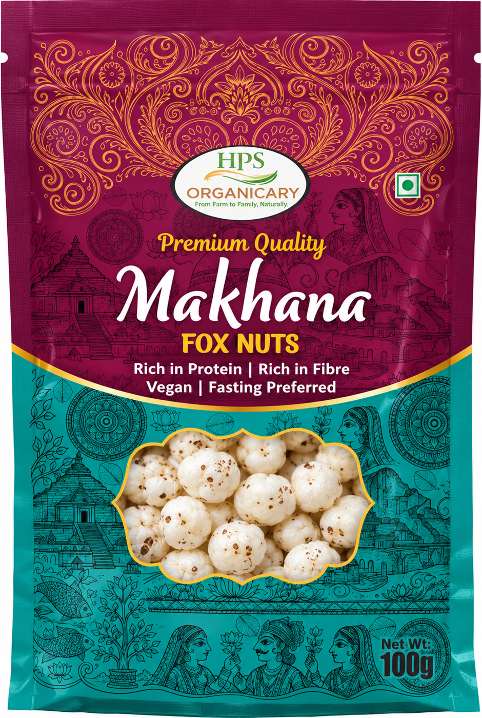 HPS makhana product showcase