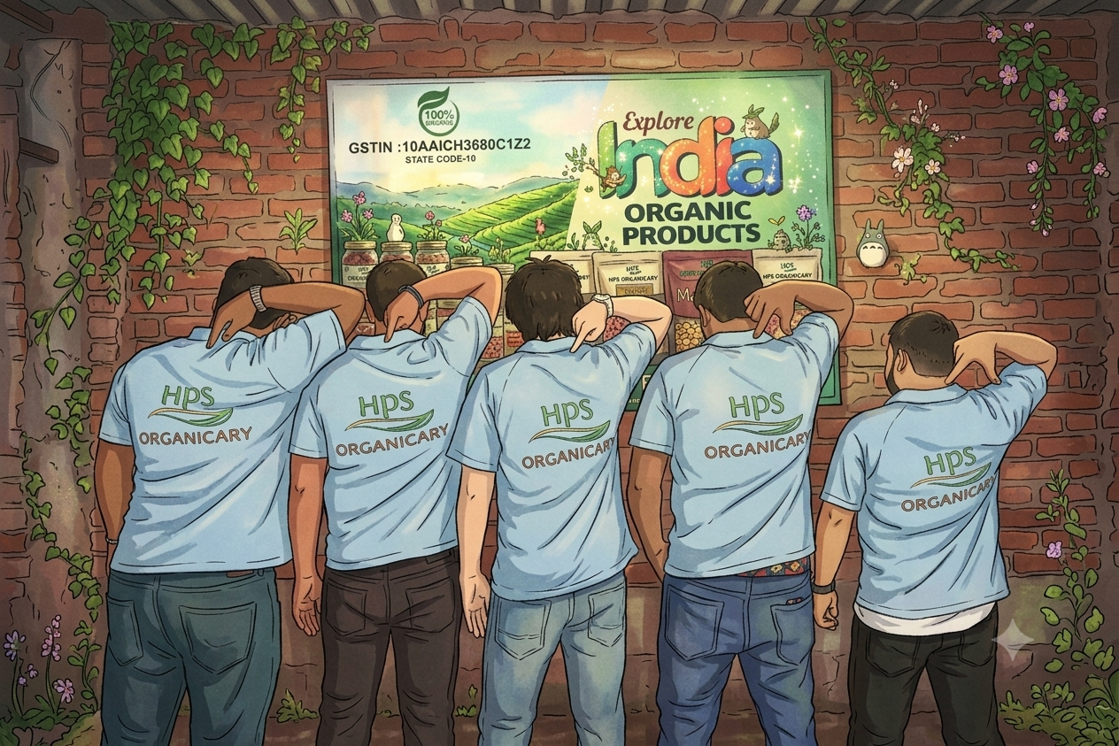 HPS team at Explore India Organic Products